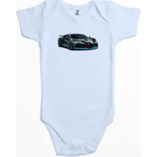 Z zepplin Bugati Car Mavi Renk Bebek Body Zıbın