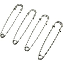 Atos Çengelli Iskoç Etek Iğnesi 8,9 cm Nikel