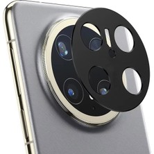 Microcase Huawei Mate 70 Uyumlu Kamera Lens Koruma Halkası - Kapalı Tasarım -Siyah AL3401