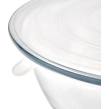 Mien 2'li Yuvarlak Silikon Borcam Kapağı - Şeffaf