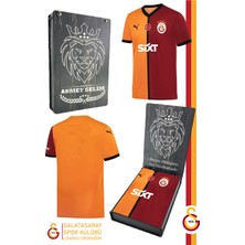 Galatasaray  2024/2025 Parçalı Iç Saha Taraftar Forma Kişiye Özel Ahşap Kutulu
