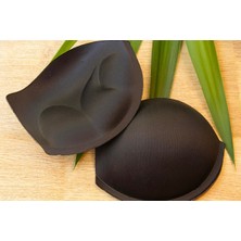 Aquaviva  Kadın Siyah Mayo Bikini Iç Çamaşırı Double Dolgu  Push - Up