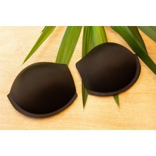 Aquaviva  Kadın Siyah Mayo Bikini Iç Çamaşırı Double Dolgu  Push - Up