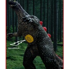 Sesli Yumuşak Godzilla 68 cm Godzila Monster Canavar Sesli Dinazor Dev Boyda Kaliteli Oyuncak