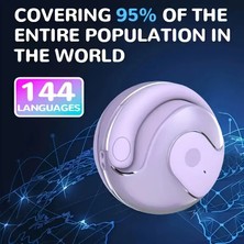 Tcherchi Çeviri Kulaklıkları Gürültü Önleyici Yapay Zeka Destekli Bluetooth Kulaklık (Yurt Dışından)