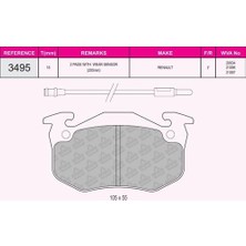 Fren Balatası Ön Twıngo 93-