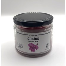 El Yapımı Orkide Kokulu Kavanoz Mum