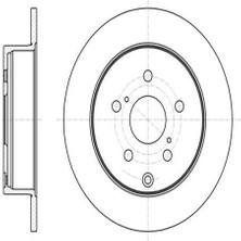 Ferodo DDF1409C Fren Diski Arka Düz 290-5 - Toyota: Corolla Uyumlu-Verso