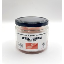 El Yapımı Bebek Pudrası Kokulu Kavanoz Mum