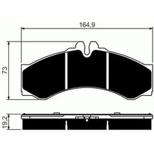 Magnettı Marellı 323700006000 Fren Balatası Ön LT28-35 96-06 LT28-46 96-06 / Sprinter 95-06