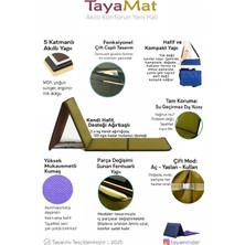 Tayamat, Katlanabilir Sırt Dayamalı Oturma Dinlenme Matı & Minderi, Şezlong