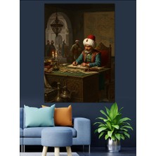 Osmanlı Haritalarla Geçmişe Yolculuk Başlar Dekoratif Kanvas - Mdf Ahşap Tablo