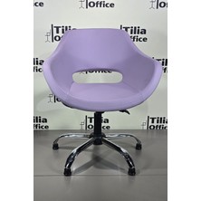 Monaco Çalışma Kesim Kuaför Koltuğu Yonca Sabit Krom Ayak