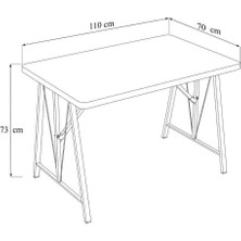 Hayat 70 x 110 cm  Sabit Atlantik Mutfak Masası, Mutfak Masası Takımı, Yemek Masası, 4 Açık Gri Sandalye