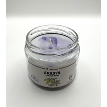 El Yapımı Akasya Kokulu Kavanoz Mum