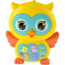 Oyuncak Sevimli Mini Baykuş Işıklı Sesli 15 cm