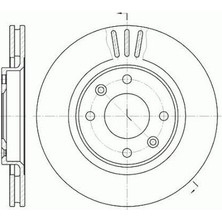 Magnettı Marellı 360704000600 Fren Diski P206P207P208P301P307P100