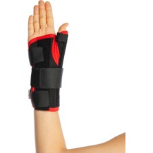 Armoline Standart Çift Taraflı Cırtlı Alüminyum Destekli Başparmak Destekli El Bilek Ateli No:2 Xl-XXL
