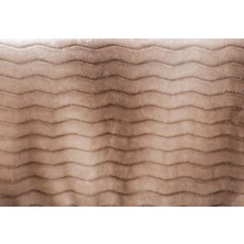 Merinos Dream Home Çift Kişilik Yumuşak Polar Battaniye Set Bej 220*240