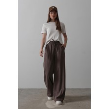 Klesa Kadın Beli Lastikli Bol Paça Pantolon