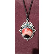 El Işi Iznik Çini Kolye (Seramik)