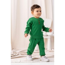 Erkek Bebek Takım Alt Üst Likralı 2 Li Takım