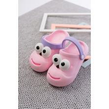 Slipcat Kız Çocuk Köpek Figürlü Hayvanlı Sandalet Sessiz Taban Rahat Kullanım Özellikli