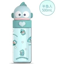 Hangyodon Sanrio Sevimli Balık Suluk Matara 500 ml Tritan Bpa Içermez