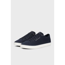 Tommy Hilfiger Logolu  Pamuk Sneaker Ayakkabı Erkek Ayakkabı FM0FM05396 Dw5
