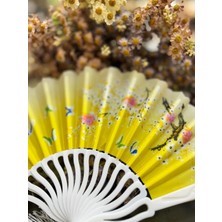 Plastik Desenli Yelpaze