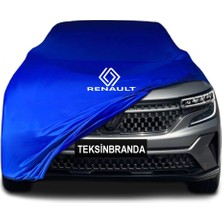 Renault Austral (2022 - ) Mavi Kumaş Araba Branda Logolu Penye Oto Branda