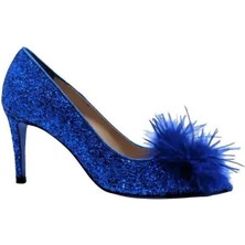 Poletto   Deri /tekstil Sax Mavı Ayakkabı Gece/abiye 9839 44