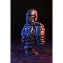 The Mandalorian Büst - Star Wars Mandalorian Figürü 10 cm