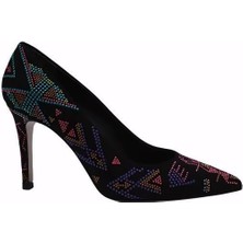 Poletto   Deri Sıyah Ayakkabı Gece/abiye 4924 18 V3