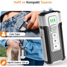 TZ-U59S Şarjlı LED Işıklı Ultrasonik Köpek Eğitici ve Kovucu Cihaz LED Işıklı