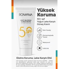 Ronanna Güneş Kremi - Leke Giderici, Yüksek Korumalı 50 Spf, Aydınlatıcı, Tüm Cilt Tipleri Için - 50ml
