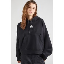 Nike Acg Therma Fit Fleece Hoodie Oversize Kesim Siyah Kadın Sweatshirt