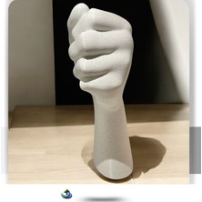 El Şeklinde Dekoratif Mermer Desenvazo