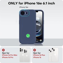Leybaks Apple iPhone 16E Uyumlu Kılıf Içi Kadife Silikon Case