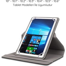 Ottawe Samsung Galaxy Tab S5E SM-T727 Lte 10.5'' Inç Universal 360° Döner Standlı Kapaklı Koruyucu Tablet Kılıfı