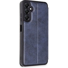 Samsung Galaxy A16 Deri Görünümlü Şık Kapaklı Kılıf
