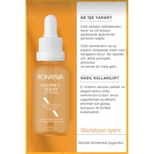 Ronanna C Vitamini Serum - Leke Giderici, Cilt Aydınlatıcı ve Yenileyici - 30ML