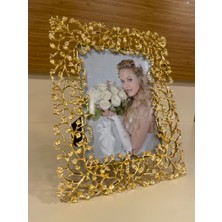 Resim Çerçevesi Döküm Pirinç Küçükboy Altın 10X15 cm