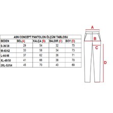 Asn Concept Viskon Kumaş Lacivert Renk Rahat Eşofman Altı (Büyük Beden Seçeneğiyle)