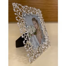 Resim Çerçevesi Döküm Pirinç Küçükboy Gümüş 10X15 cm