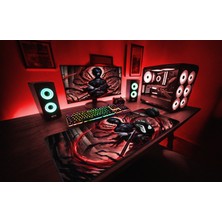 Rygen Gaming Mouse Pad 90x40 Scarlet Mousepad XXL Oyuncu Mouse Pad Büyük Mousepad