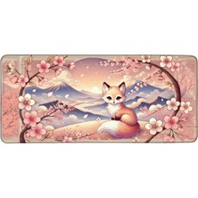 Rygen Gaming Mouse Pad 90x40 Kitsune Mousepad XXL Oyuncu Mouse Pad Büyük Mousepad