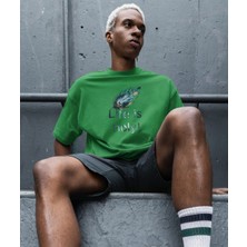 Life Is Holy Baskılı Oversize Erkek Tişört – Kutsal Yaşam Tasarımı