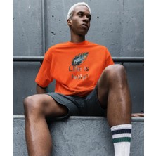 Life Is Holy Baskılı Oversize Erkek Tişört – Kutsal Yaşam Tasarımı