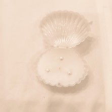 25 Adet Midye Kabuklu Mum Nikah Hediyeliği